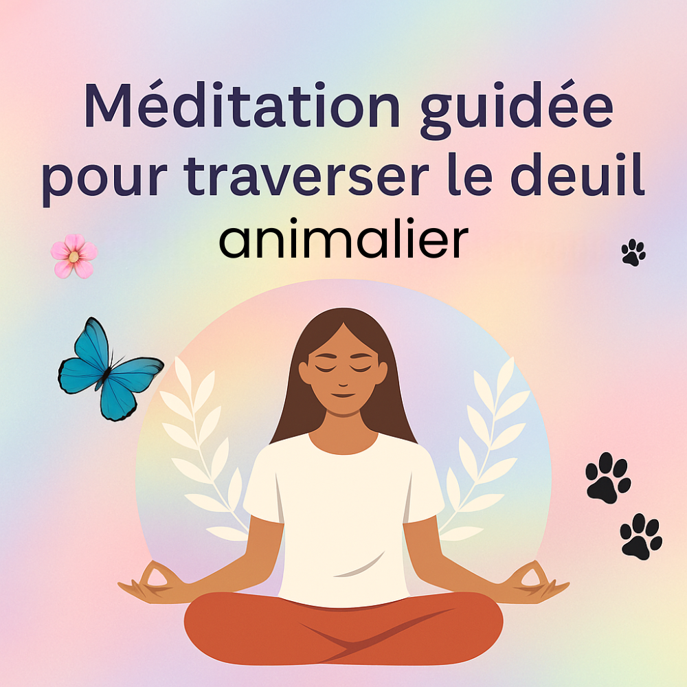 Méditation guidée pour traverser le deuil animalier – apaiser la douleur, retrouver la paix intérieure et garder le lien avec son animal.