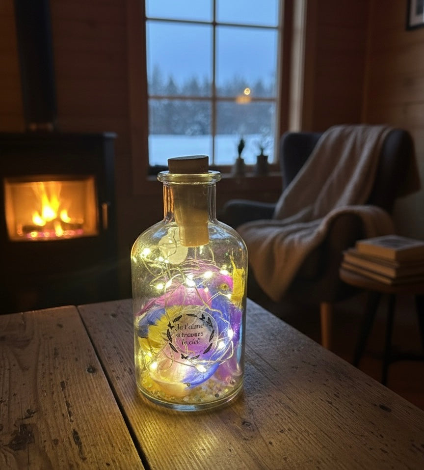 Lanterne lumineuse commémorative – Deuil animalier | Souvenir lumineux pour chien ou chat