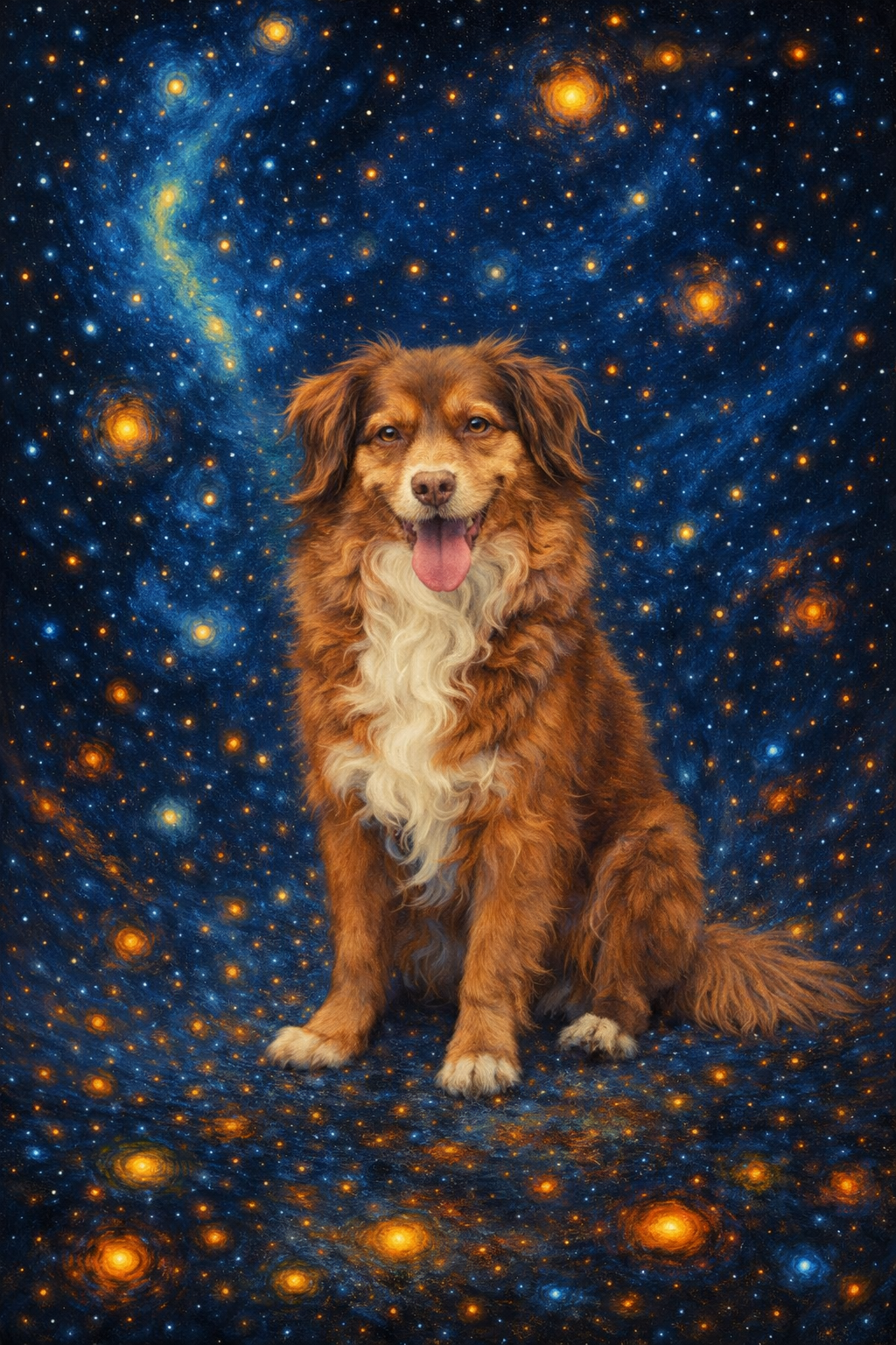 Veilleur des Étoiles – Portrait souvenir personnalisé