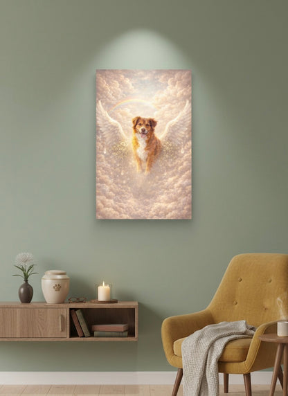 Toile souvenir personnalisée – Portrait animal – Les Mots de l’Arc-en-Ciel